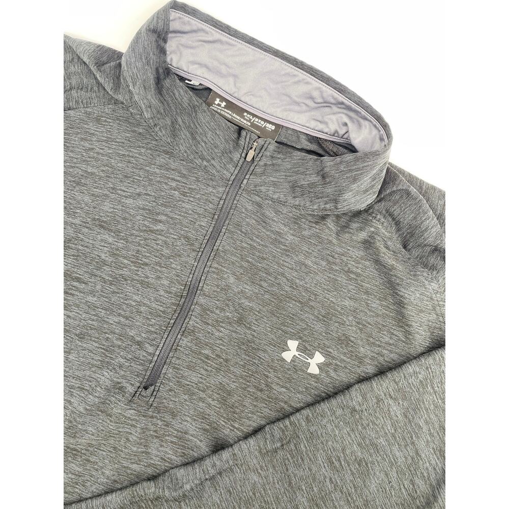 Under Armour Quarter-Zip Thermal Men’s 3XL/3TG/3EG Charcoal Loose Fit Pullover